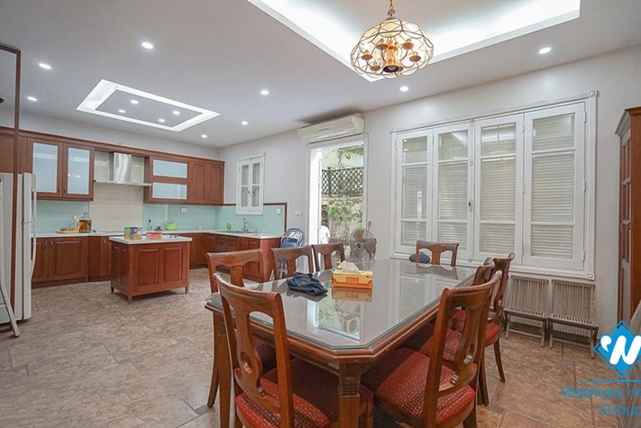 A cozy four-bedroom house with a lovely garden in Tay Ho district, Hanoi