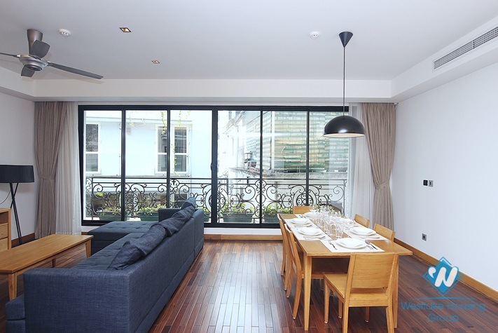 Modern apartment with 03 bedrooms for rent in To Ngoc Van St, Tay Ho, Hanoi.