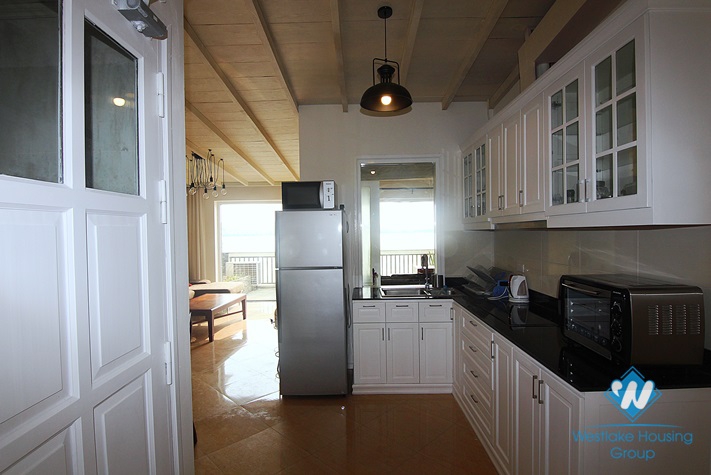 Nice two-bedroom apartment for rent in Yen phu village Street, Tay Ho, Hanoi