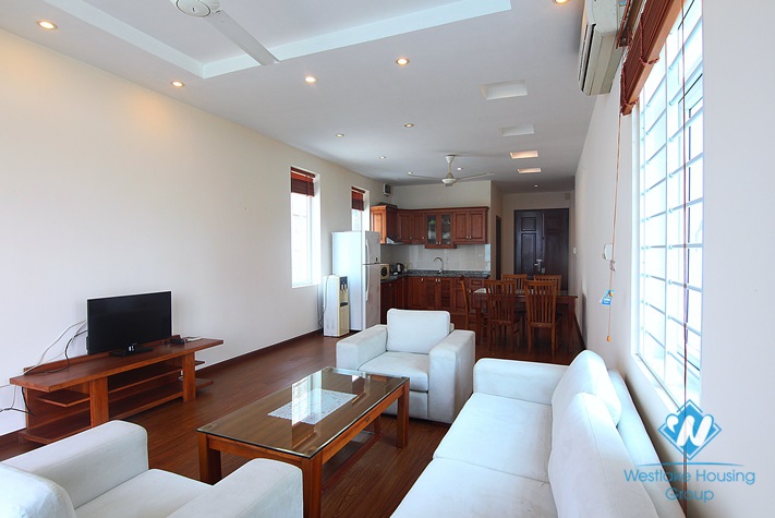 2 bedroom apartment with nice view for lease in Yen Phu village, Tay Ho, Hanoi
