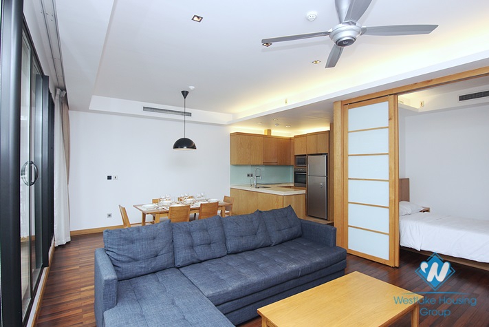 Modern apartment with 03 bedrooms for rent in To Ngoc Van St, Tay Ho, Hanoi.
