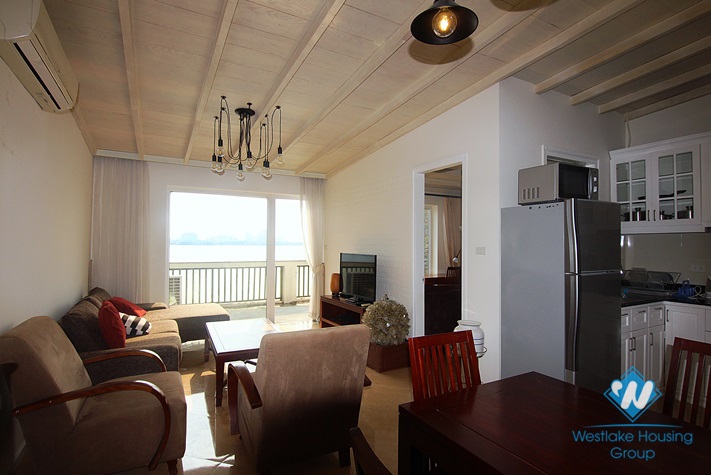 Nice two-bedroom apartment for rent in Yen phu village Street, Tay Ho, Hanoi