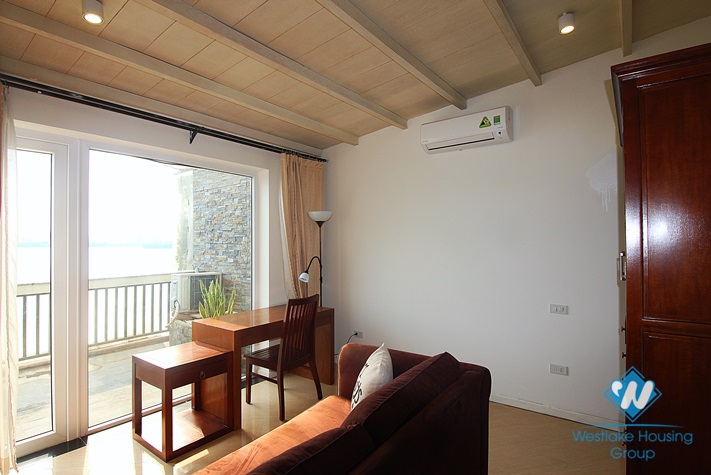 Nice two-bedroom apartment for rent in Yen phu village Street, Tay Ho, Hanoi