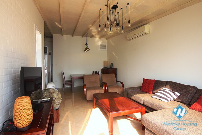 Nice two-bedroom apartment for rent in Yen phu village Street, Tay Ho, Hanoi