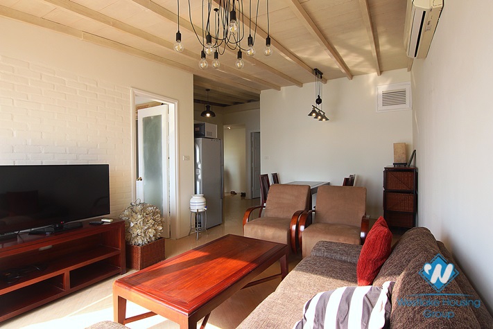 Nice two-bedroom apartment for rent in Yen phu village Street, Tay Ho, Hanoi
