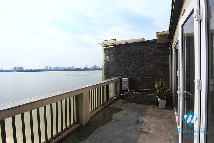 Nice two-bedroom apartment for rent in Yen phu village Street, Tay Ho, Hanoi