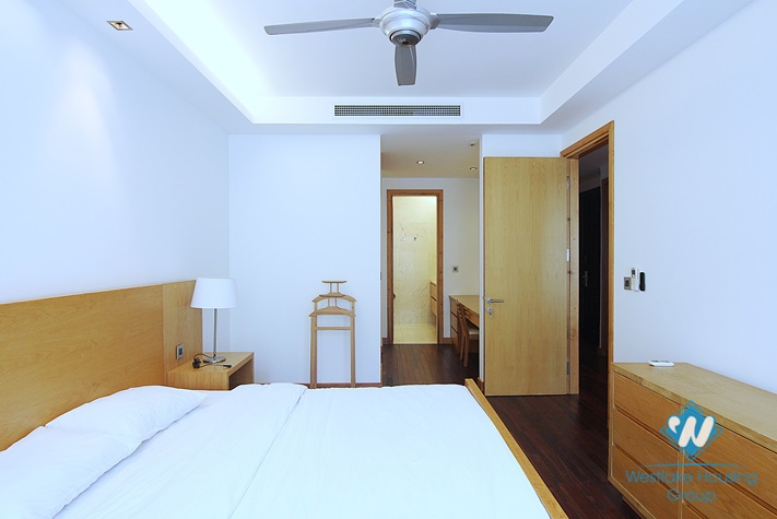 Modern apartment with 03 bedrooms for rent in To Ngoc Van St, Tay Ho, Hanoi.