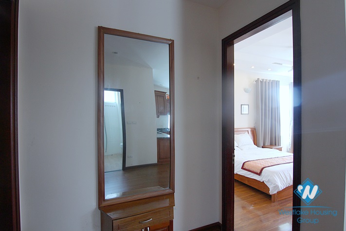 2 bedroom apartment with nice view for lease in Yen Phu village, Tay Ho, Hanoi