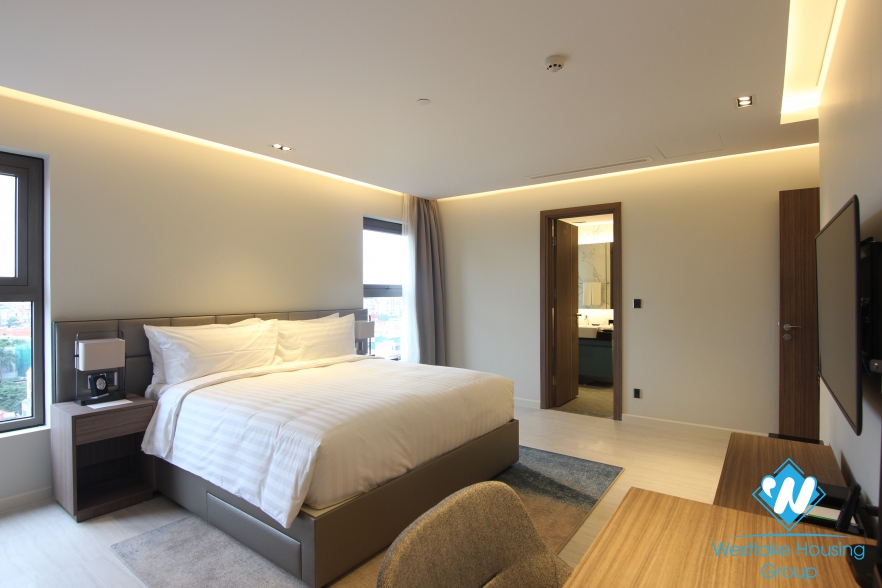 Modern and luxury serviced apartment for rent in Tay Ho, Hanoi