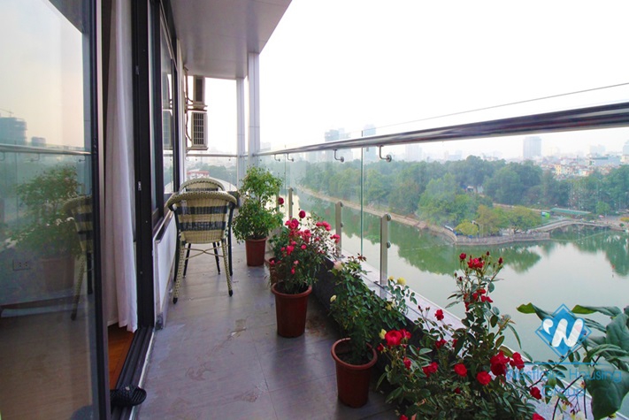 Splendid well-organized two-bedroom apartment on Kim Ma, Ba Dinh, Hanoi