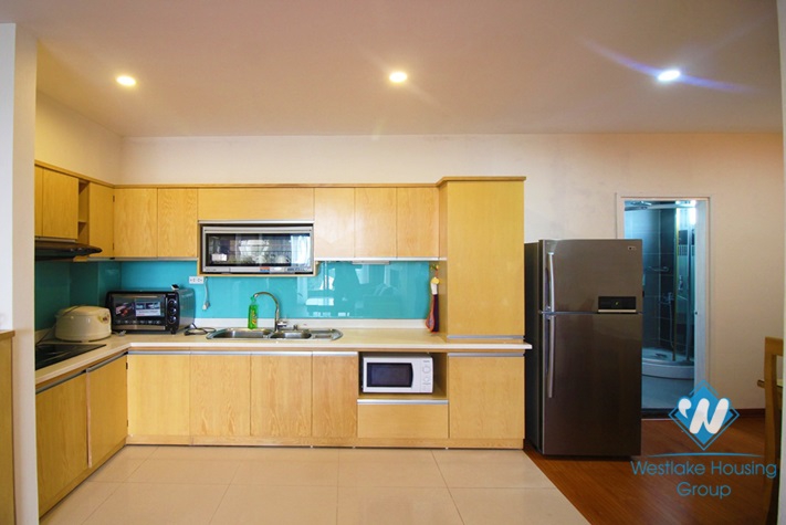 Splendid well-organized two-bedroom apartment on Kim Ma, Ba Dinh, Hanoi