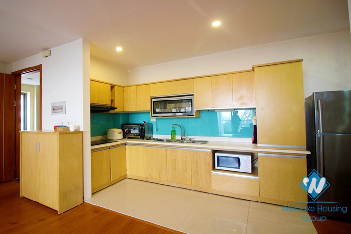 Splendid well-organized two-bedroom apartment on Kim Ma, Ba Dinh, Hanoi