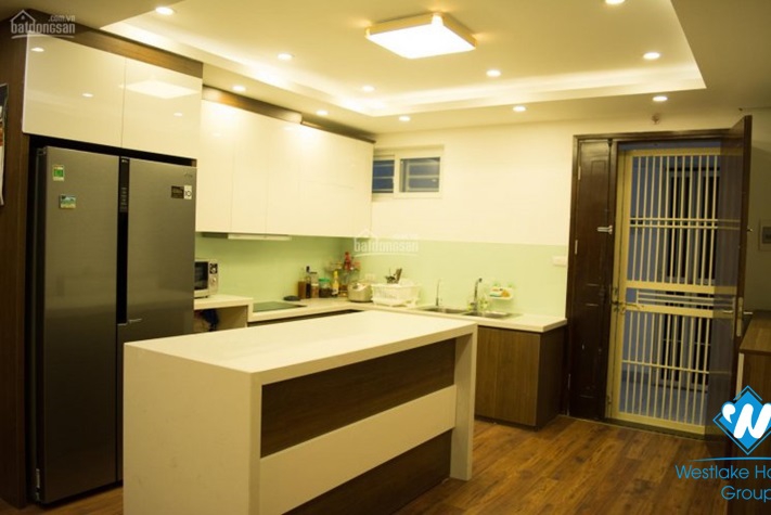Two-bedroom apartment in the high building on Van Phuc, Ba Dinh