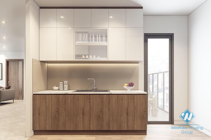 A high-end furnished apartment for rent in Ciputra Complex.