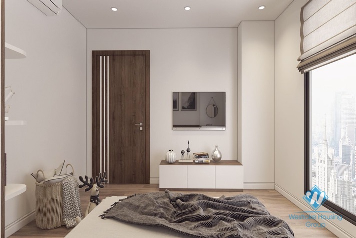 A high-end furnished apartment for rent in Ciputra Complex.