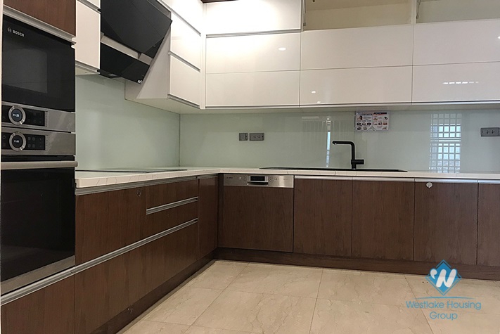 A high-end, spacious 4 bedroom apartment for rent in Ciputra, Tay Ho