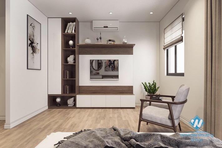 A high-end furnished apartment for rent in Ciputra Complex.