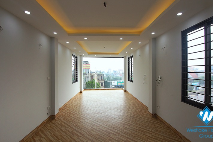 A brand-new 5-floor office for rent in the main road Au Co st, Tay Ho district