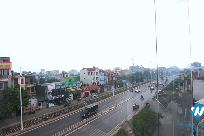 A brand-new 5-floor office for rent in the main road Au Co st, Tay Ho district