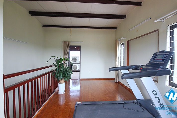 A newly renovated three-bedroom house on Au Co st, Tay Ho district