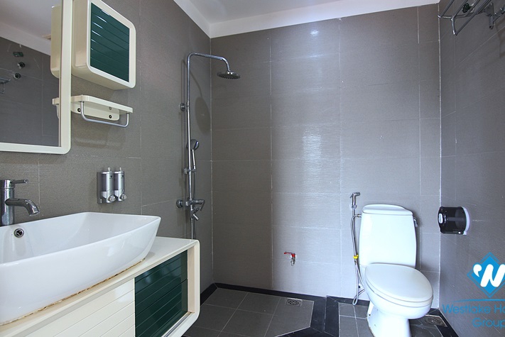 A newly renovated three-bedroom house on Au Co st, Tay Ho district