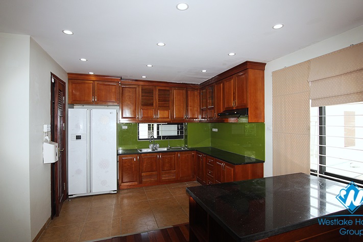 A newly renovated three-bedroom house on Au Co st, Tay Ho district