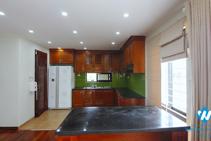 A newly renovated three-bedroom house on Au Co st, Tay Ho district