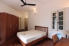Unfurnished house with big yard for rent in Xuan Dieu, Tay Ho, Ha Noi
