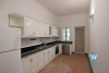 Unfurnished house with big yard for rent in Xuan Dieu, Tay Ho, Ha Noi