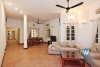 Unfurnished house with big yard for rent in Xuan Dieu, Tay Ho, Ha Noi