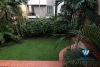 Nice house with large courtyard for rent in Tay Ho area, Westlake, Hanoi, Vietnam.