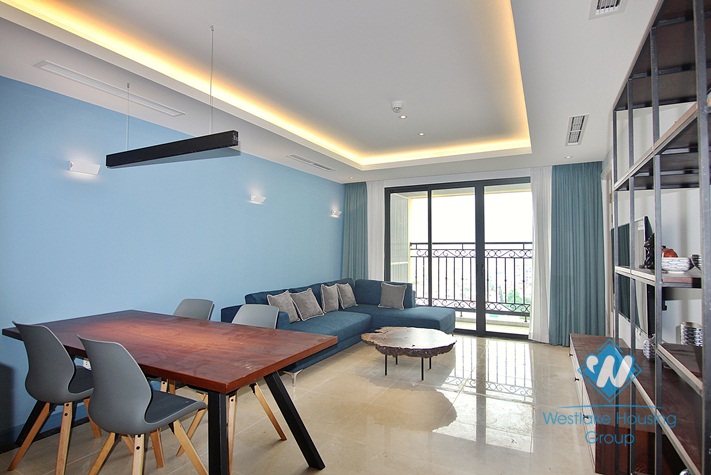 A new and nice 3 bedroom apartment in De Leroi Soleil, Xuan Dieu, Tay Ho