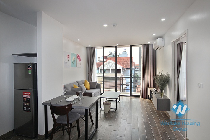 A brand new  1 bedroom apartment with balcony for rent in To Ngoc Van, Tay Ho, Ha Noi