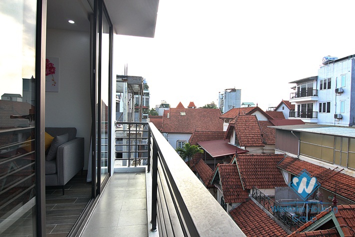 A brand new  1 bedroom apartment with balcony for rent in To Ngoc Van, Tay Ho, Ha Noi
