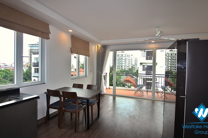 A newly 1 bedroom apartment with huge balcony in Dang thai mai, Tay ho