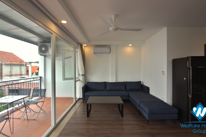 A newly 1 bedroom apartment with huge balcony in Dang thai mai, Tay ho