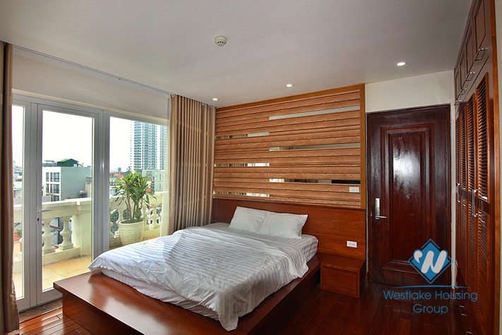 A top floor 2 bedroom apartment for rent in To ngoc van, Tay ho, Ha noi