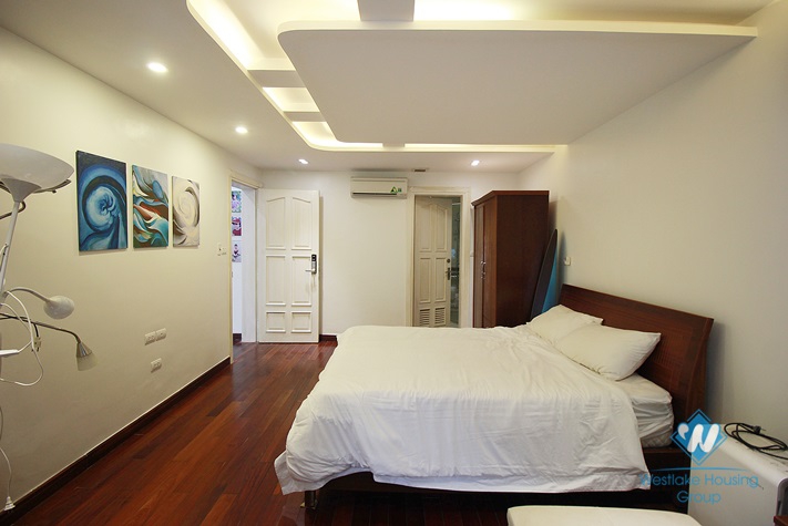 Modern and luxury villa with large garden for rent in Ciputra, Tay Ho, Hanoi