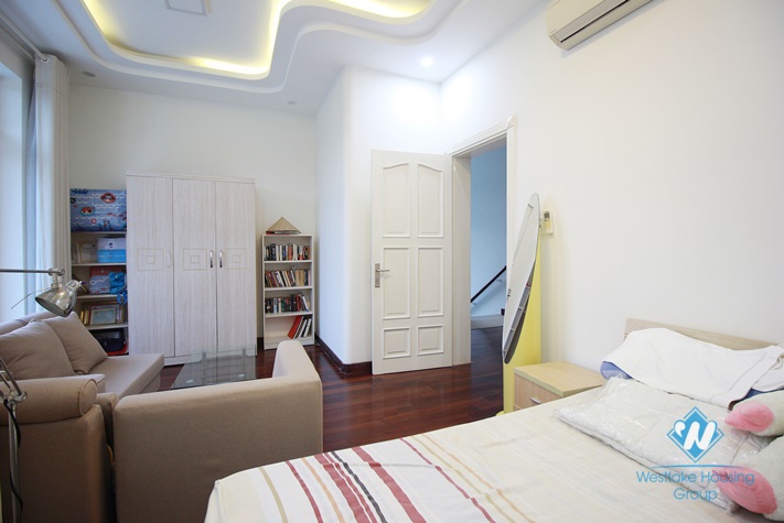 Modern and luxury villa with large garden for rent in Ciputra, Tay Ho, Hanoi