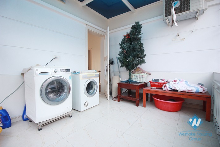 Modern and luxury villa with large garden for rent in Ciputra, Tay Ho, Hanoi