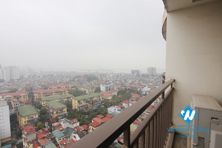 An affordable two-bedroom apartment in Hoa Binh Green, Duong Buoi, Ba Dinh, Hanoi