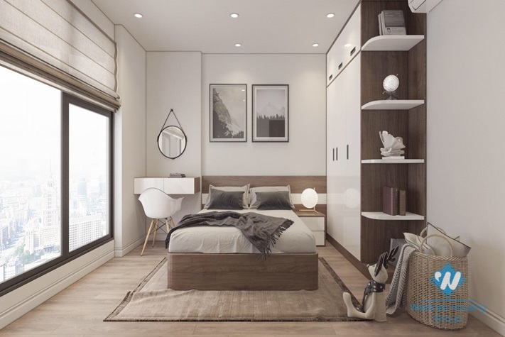 A high-end furnished apartment for rent in Ciputra Complex.