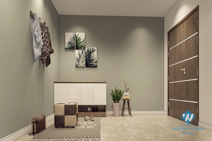 A high-end furnished apartment for rent in Ciputra Complex.