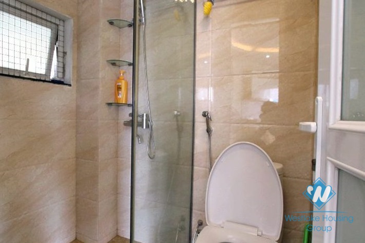 Lake view one bedroom apartment for rent in Truc Bach area