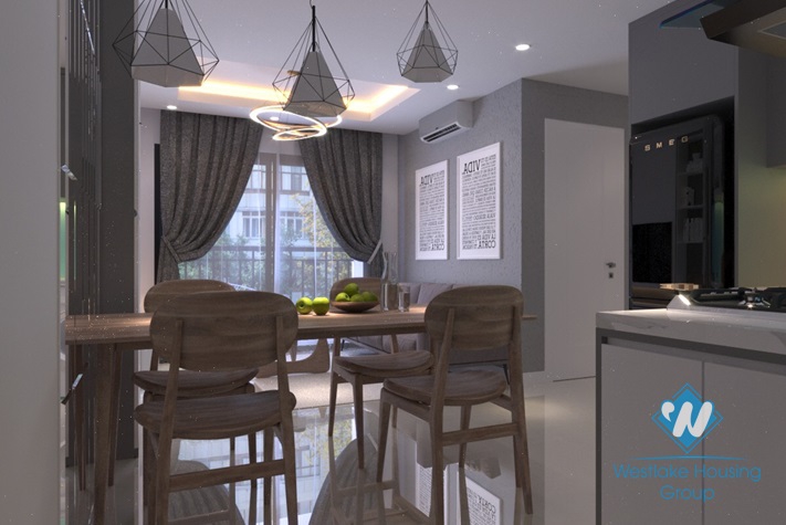 Morden 2 bedroom apartment for rent in Dcapital building, Tran Duy Hung, Cau Giay