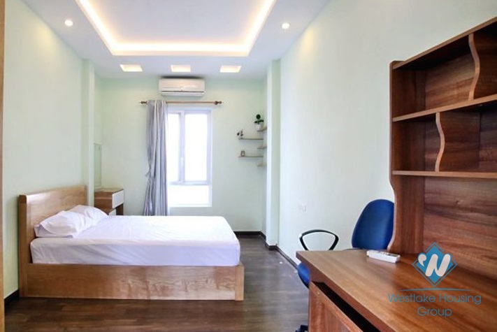 Lake view one bedroom apartment for rent in Truc Bach area