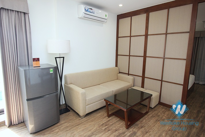 Japanese style 1 bedroom apartment for rent in Kim Ma Thuong, Ba Dinh