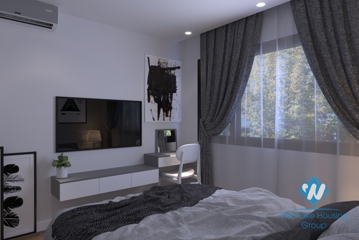 Morden 2 bedroom apartment for rent in Dcapital building, Tran Duy Hung, Cau Giay