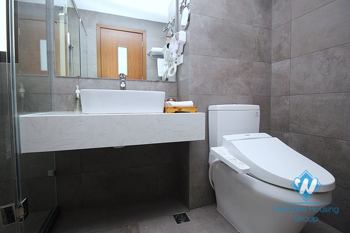 Japanese style 1 bedroom apartment for rent in Kim Ma Thuong, Ba Dinh