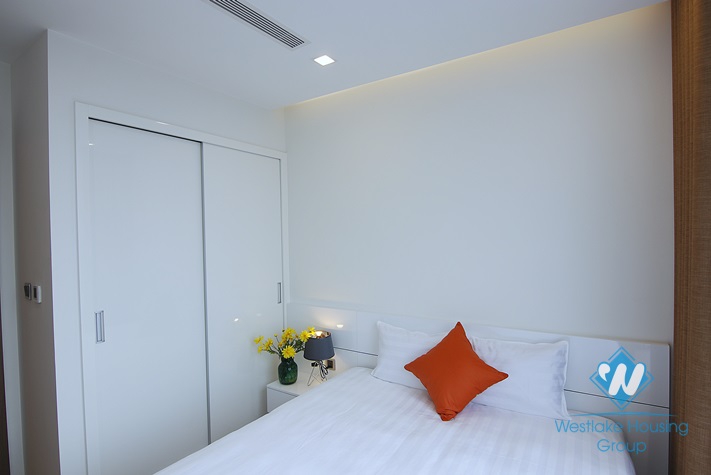 High floor 2 bedroom apartment for rent in M2 building Metropolis, Ba Dinh